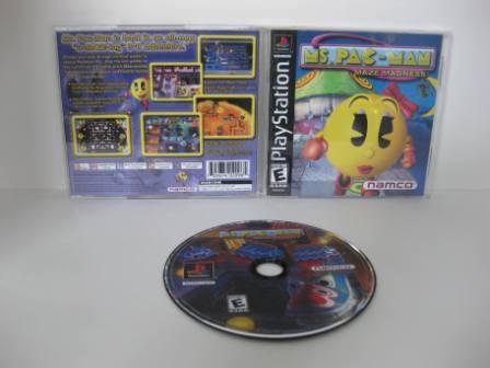 Ms. Pac-Man Maze Madness - PS1 Game